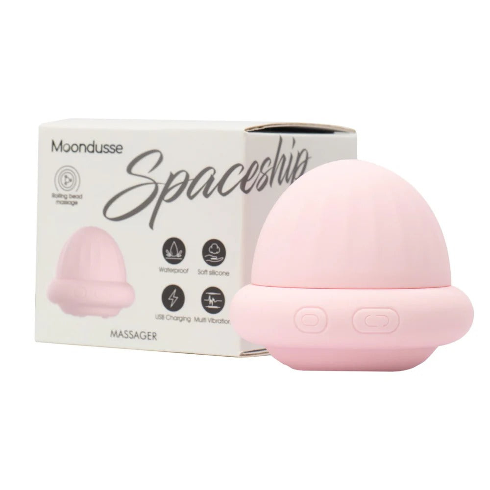 SPACESHIP DUAL-MOTOR CLITORAL&NIPPLE VIBRATOR